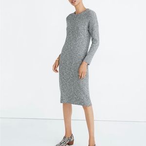 Madewell drop shoulder sweater dress